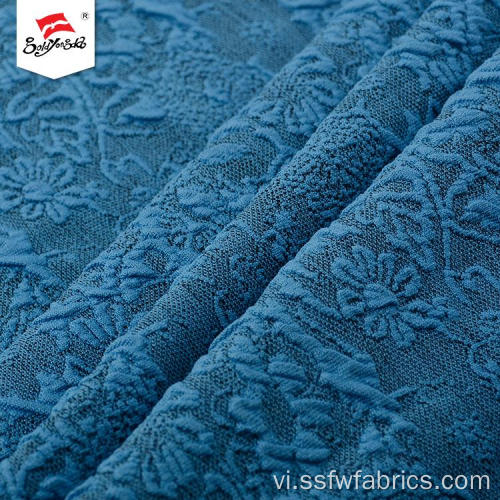 Các loại khác nhau Mềm tay Cảm thấy vải Jacquard tùy chỉnh